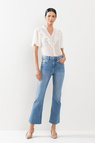 Katie High Rise Kick Flare Jeans