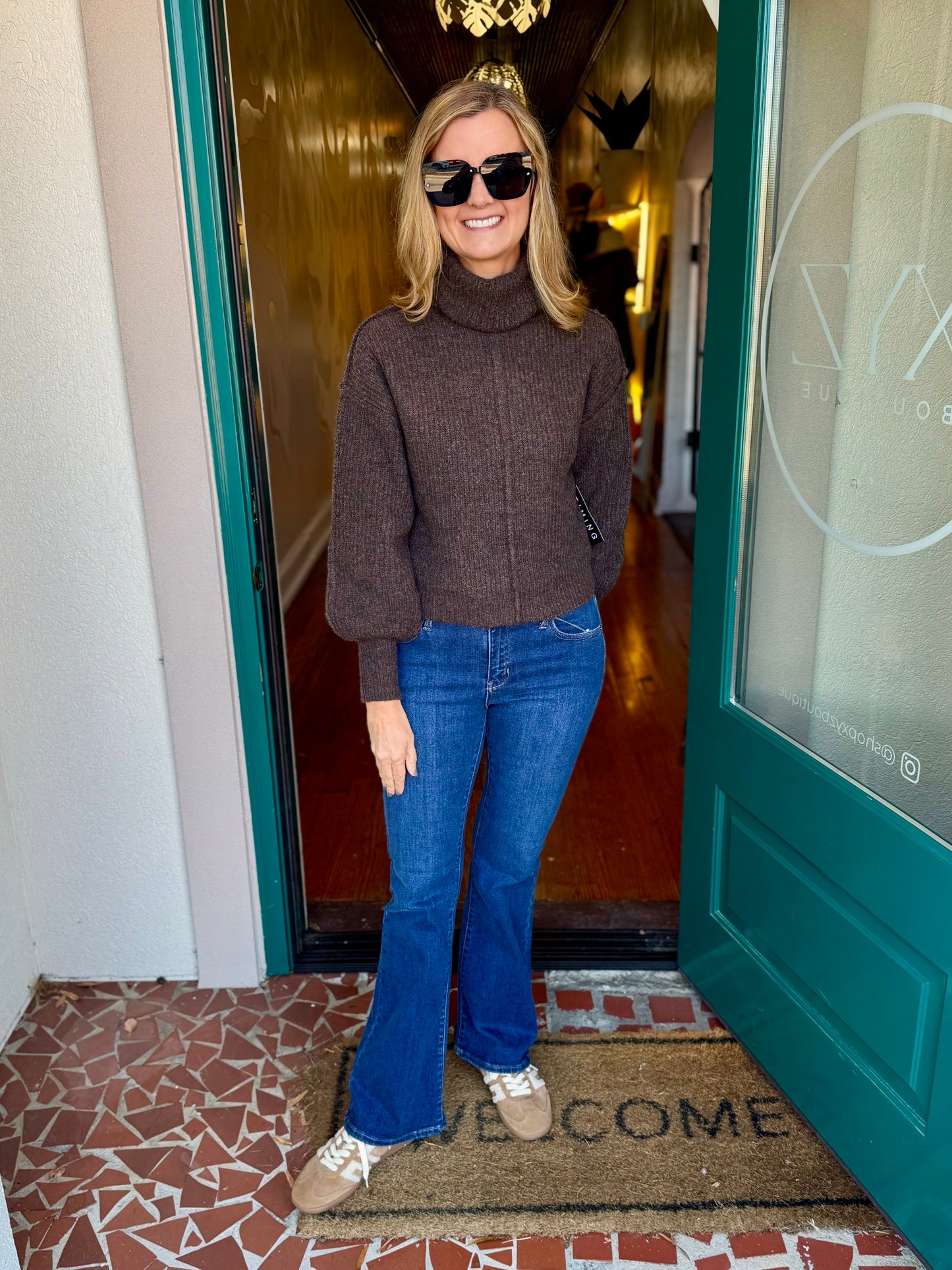 Turtleneck Knit Sweater-Sunday Steal