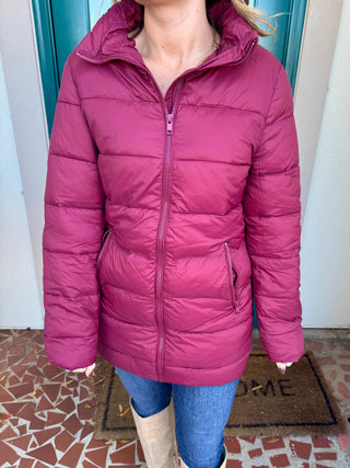 Long Quilted Puffer Coat-Saturday Steal