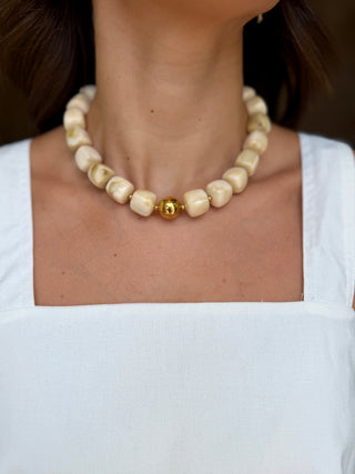 Neutral Cubed Necklace