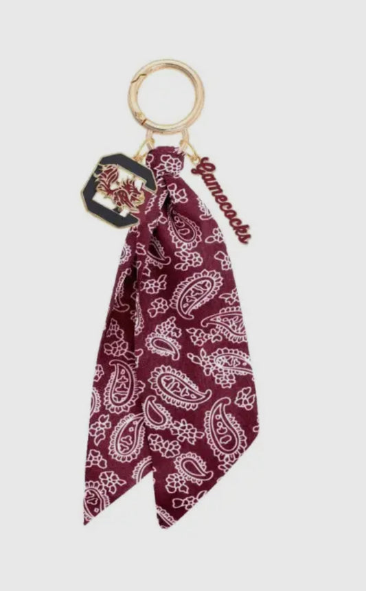Game Day Scarf Bag Charm