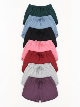 Elastic Waistband Shorts-Saturday Steal