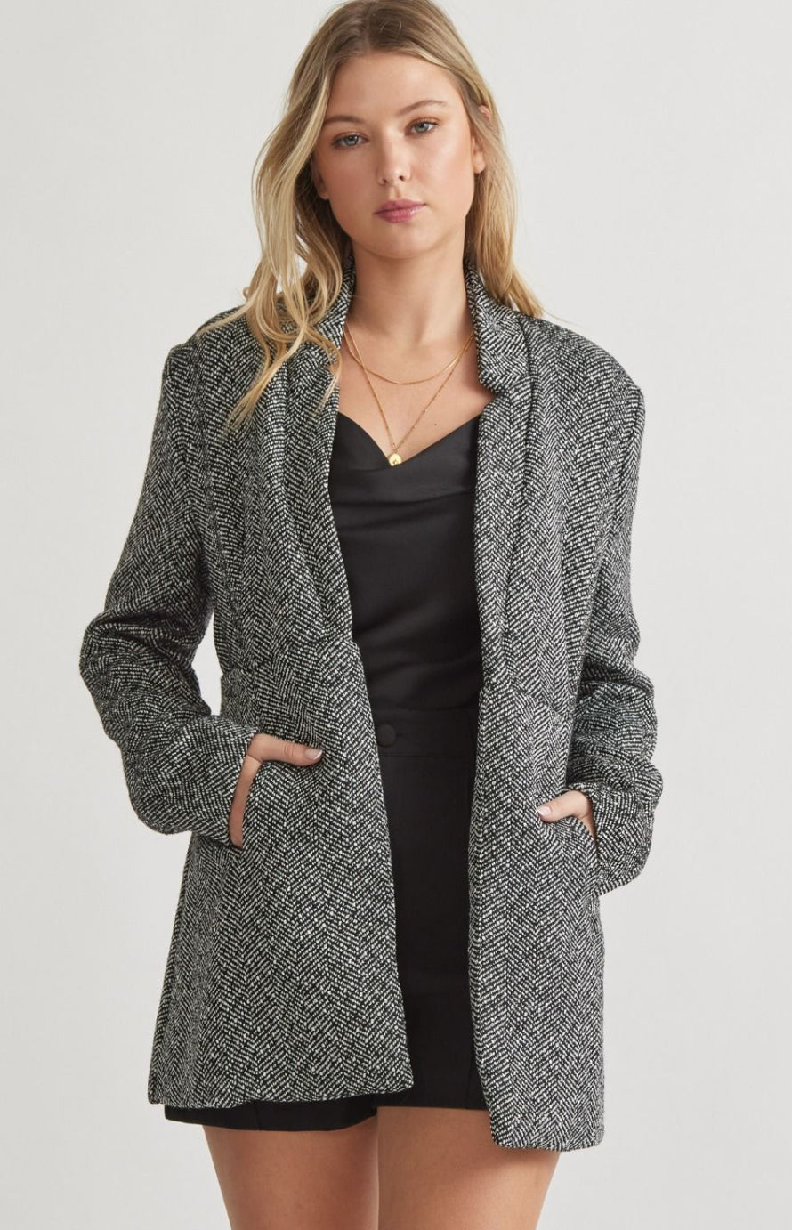 Heathered Peacoat