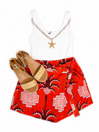 Botanical Palm Skort