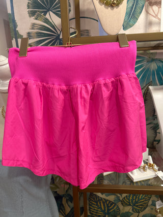 Fuschia Flirt Carpe Diem Shorts-Free People Movement