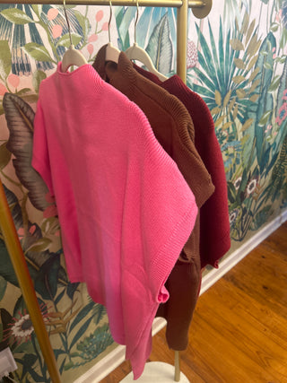 Drop Shoulder Comfy Sweater Top