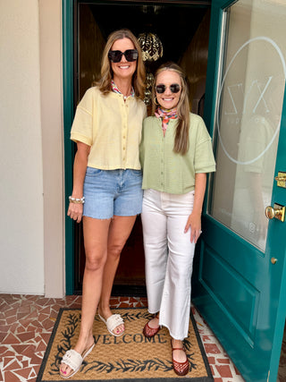 Ribbed Button Up Cardigan