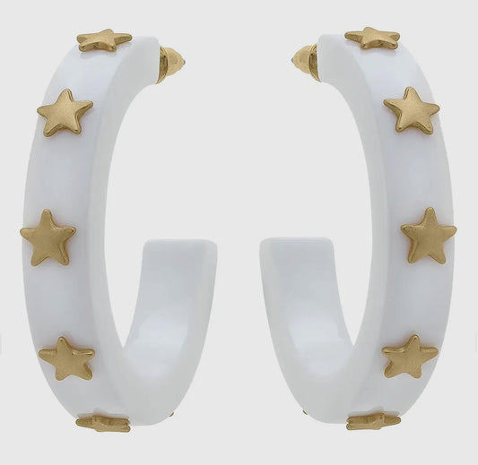 Liberty Resin Star Hoop