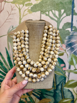 Multi Strand Beaded Necklace