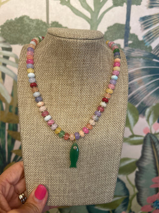 Becca Multi Fish Beaded Necklace