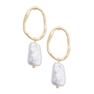 Riviera Pearl Drop Earrings