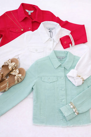 Frayed Denim Jacket