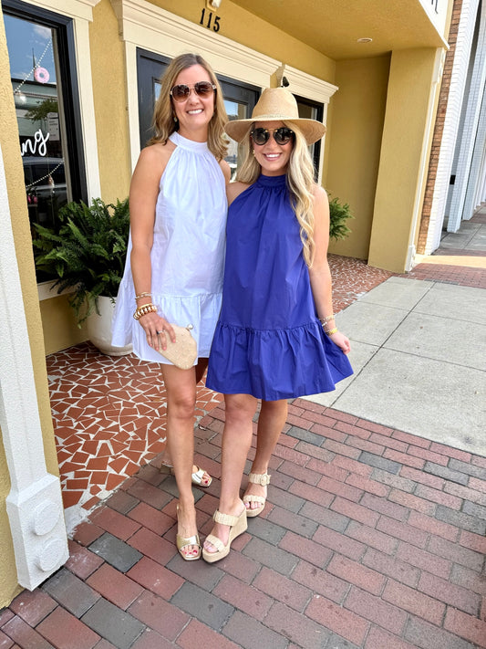 Sylvia Mock Neck  Bow Dress-Saturday Steal