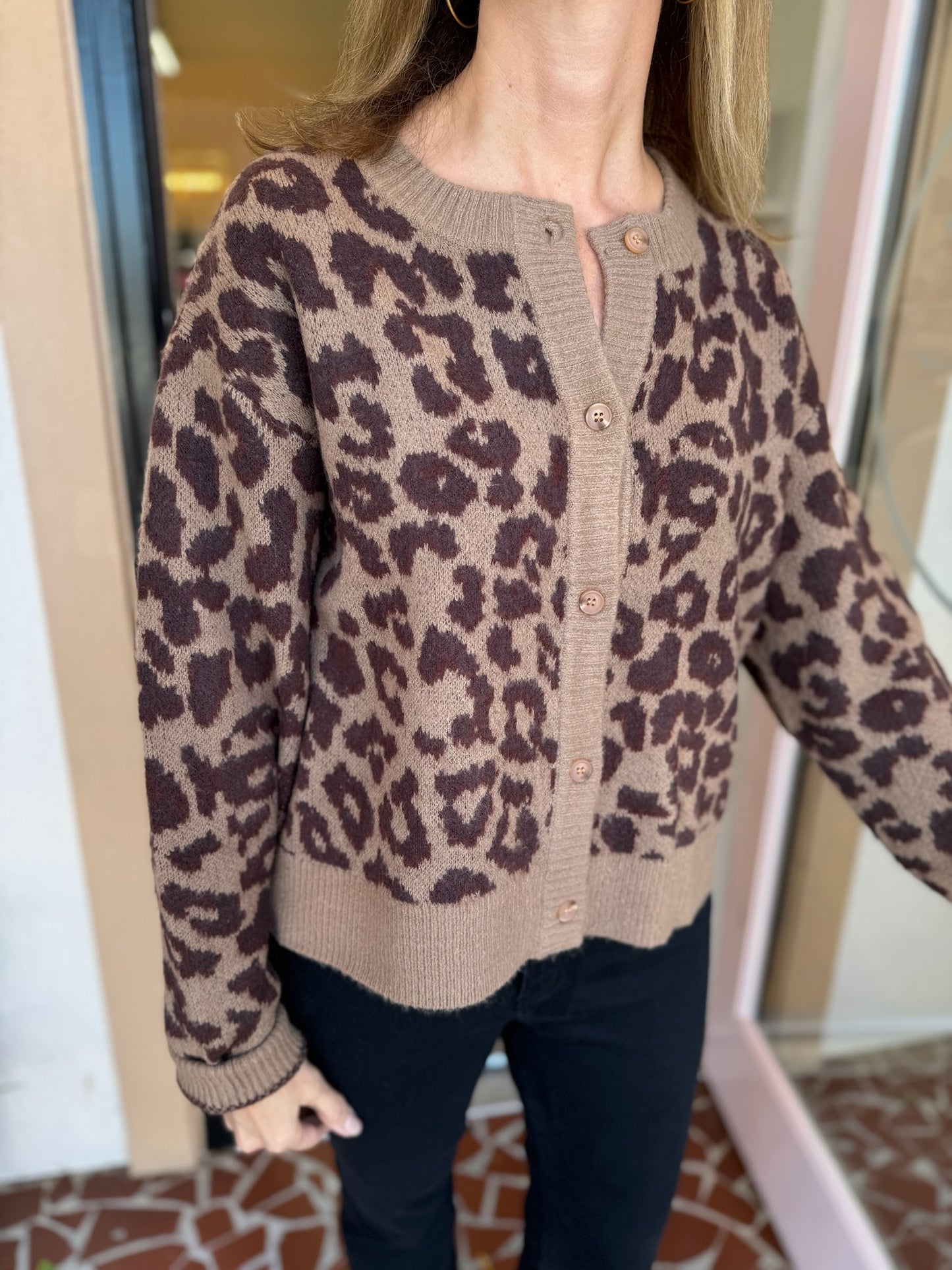 Winona Animal Print Cardigan