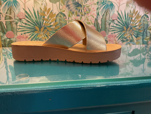 Jenna Gold Sandal