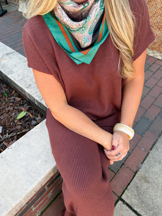 Mock Neck Sweater Pants Set-Saturday Steal