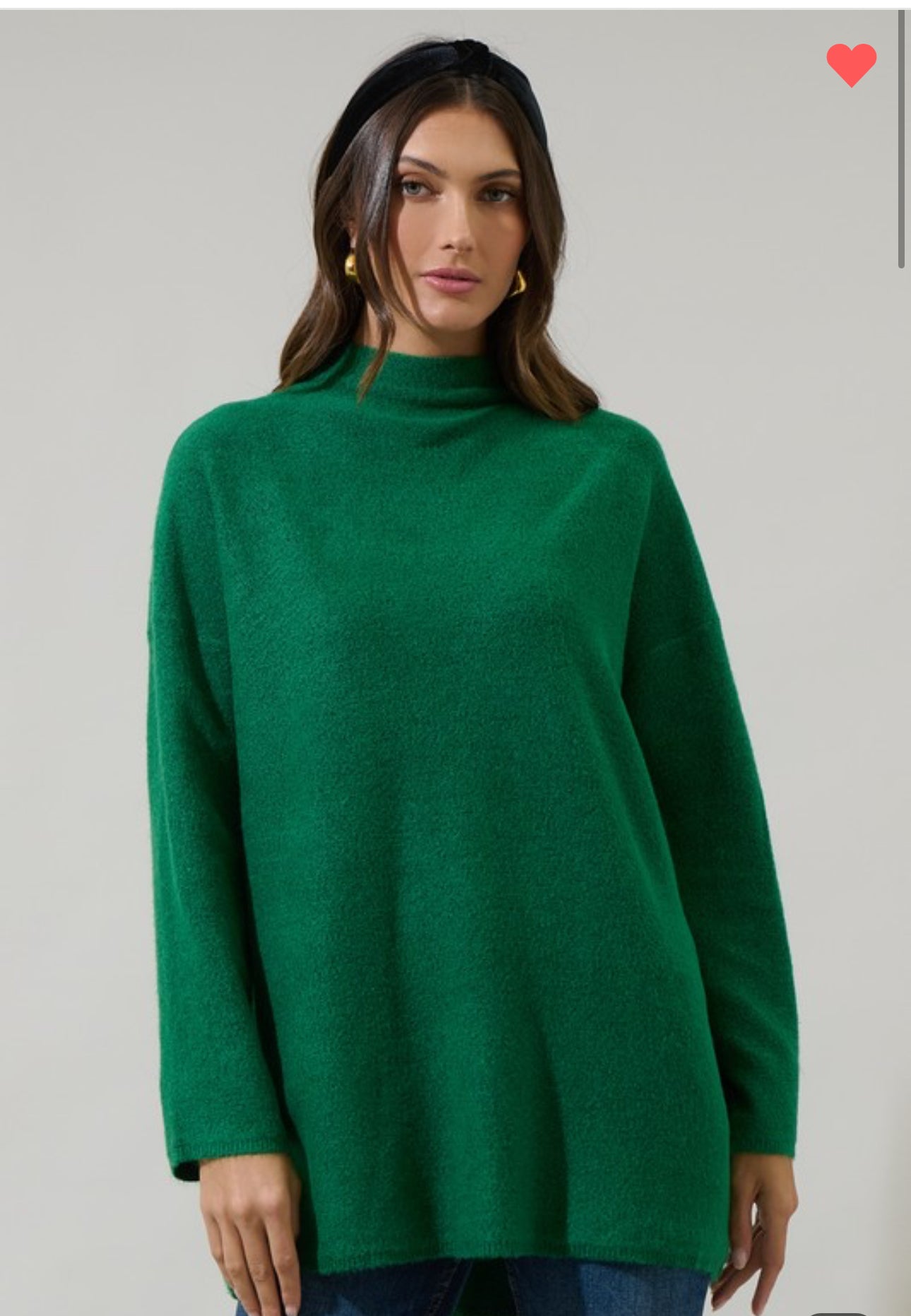 Travis Loose Fit Tunic Sweater