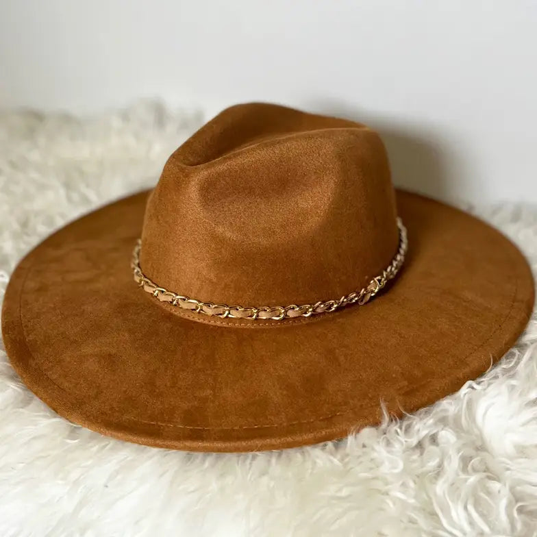 Fedora Chain Detail Hat