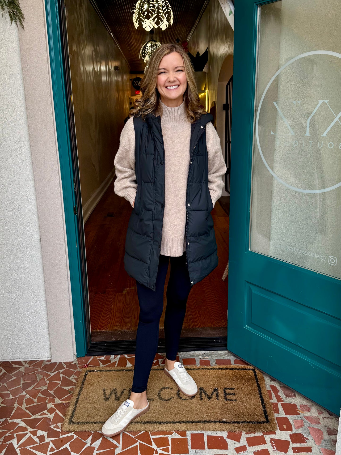 Hooded Quilted Puffer Vest-Sunday Steal