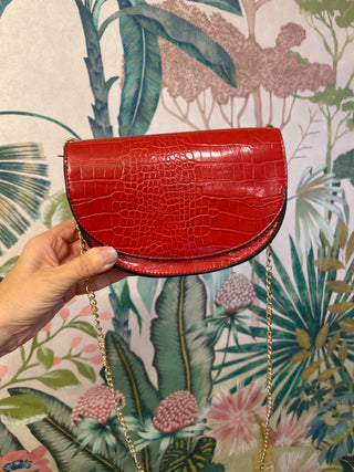 Croc Crossbody Purse