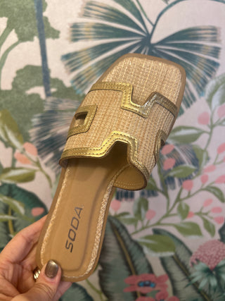 Dolli Gold Sandal