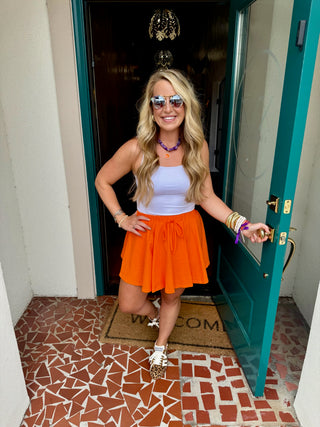 Game Day Knit Flutter Skort-Saturday Steal