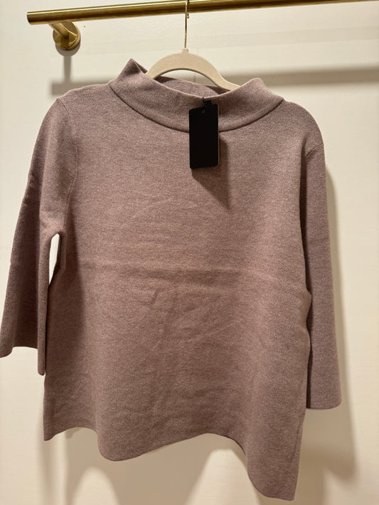 Mocha Mock Neck Sweater