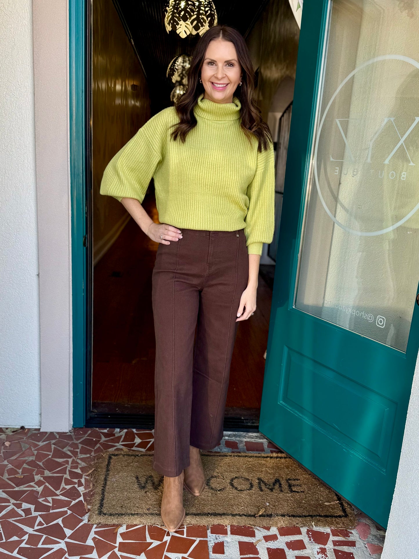 Angela Brown Wide Leg Denim