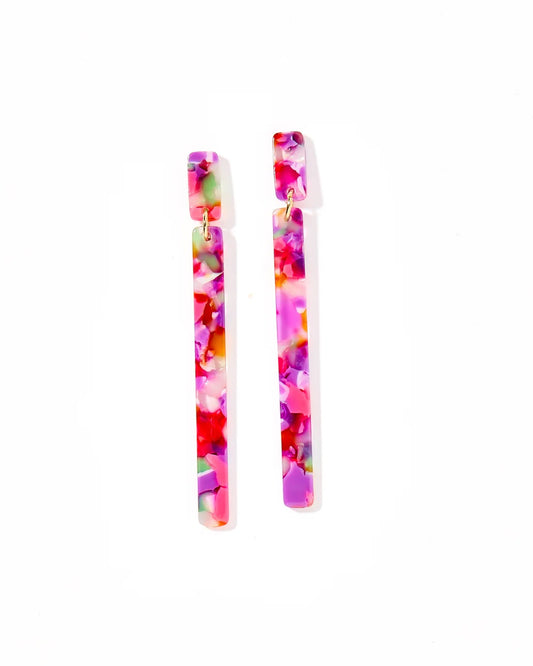 Keli - Earrings (Pink Multi)