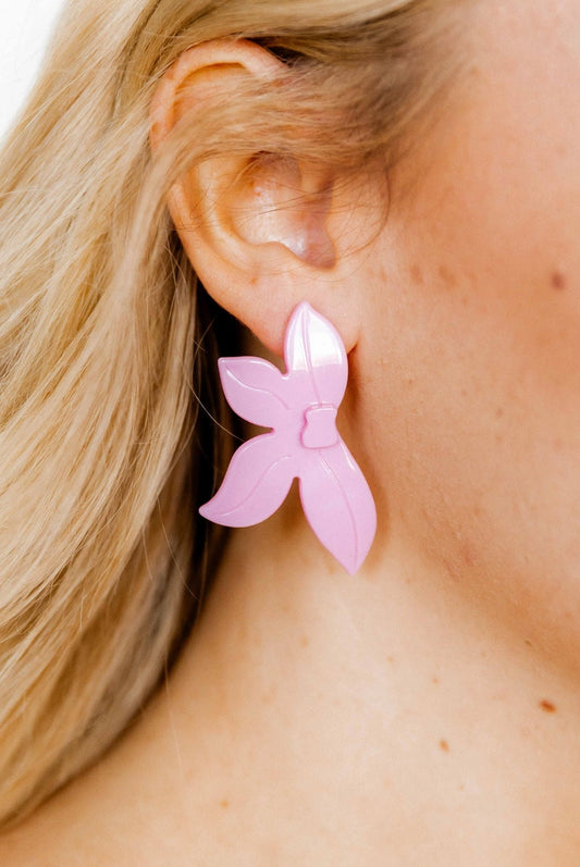 Fern - Earrings (Pink Peony)