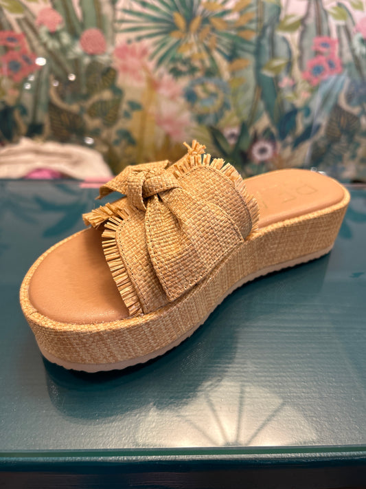 Sunda Tan Raffia Sandal