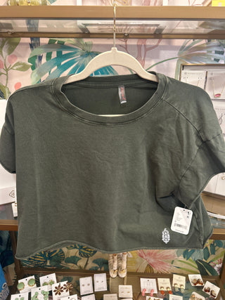 Ivy Hot Shot Cropped Tee-Free People Movement