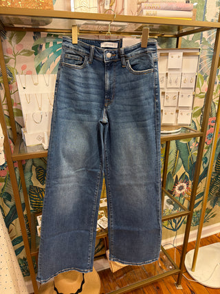 Sadie Medium Wash Wide Leg Denim