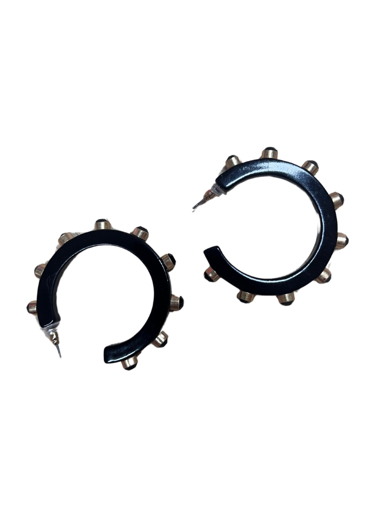 Black Resin Hoop