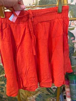 Vermilion Skort