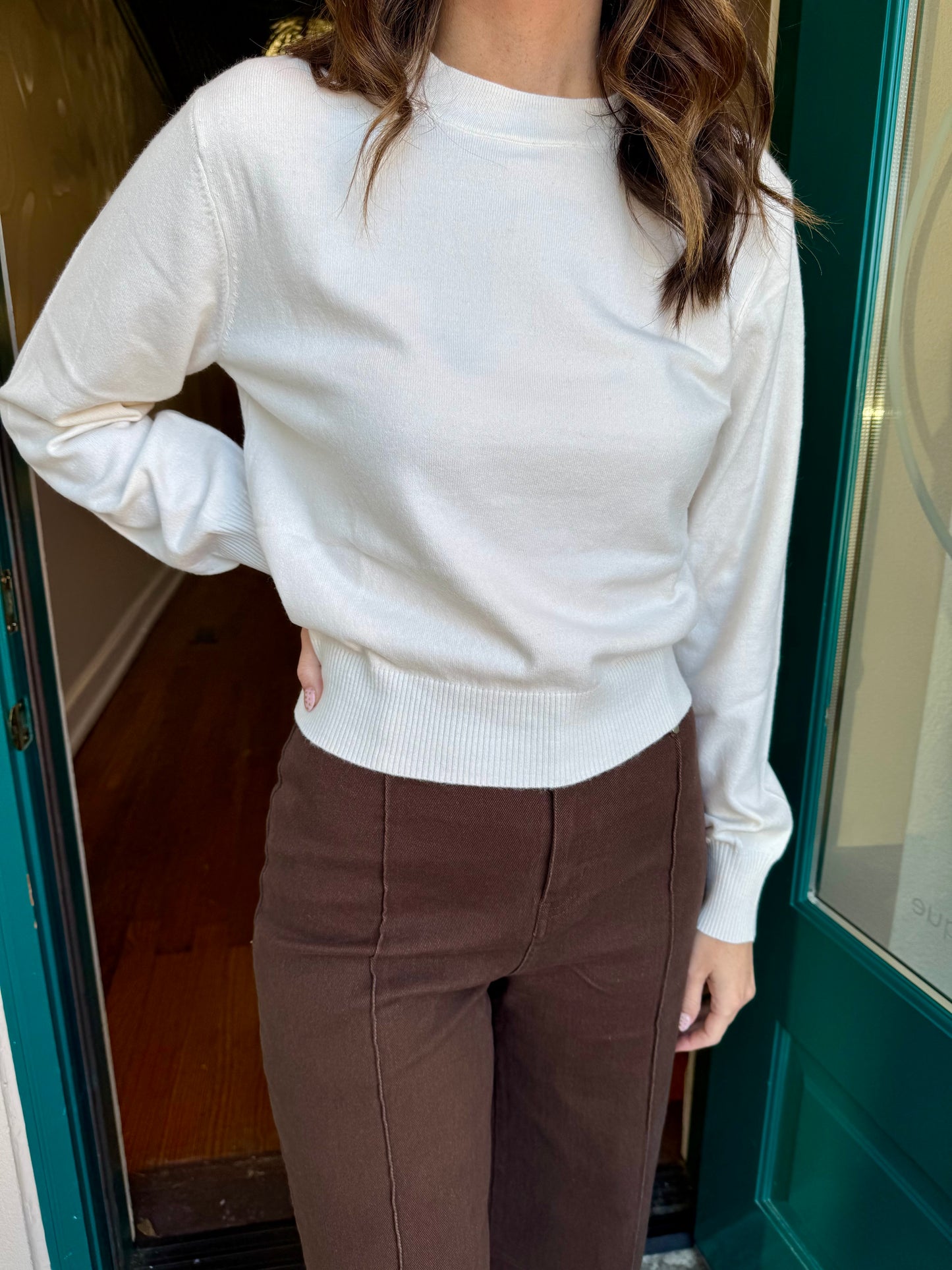 Crewneck Long Sleeve Sweater