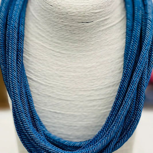 Blue Rope Necklace