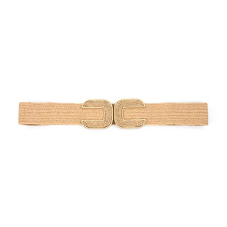 Khaki Gold Detail Belt