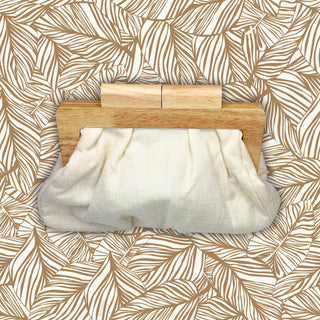 Linen East Bay Clutch