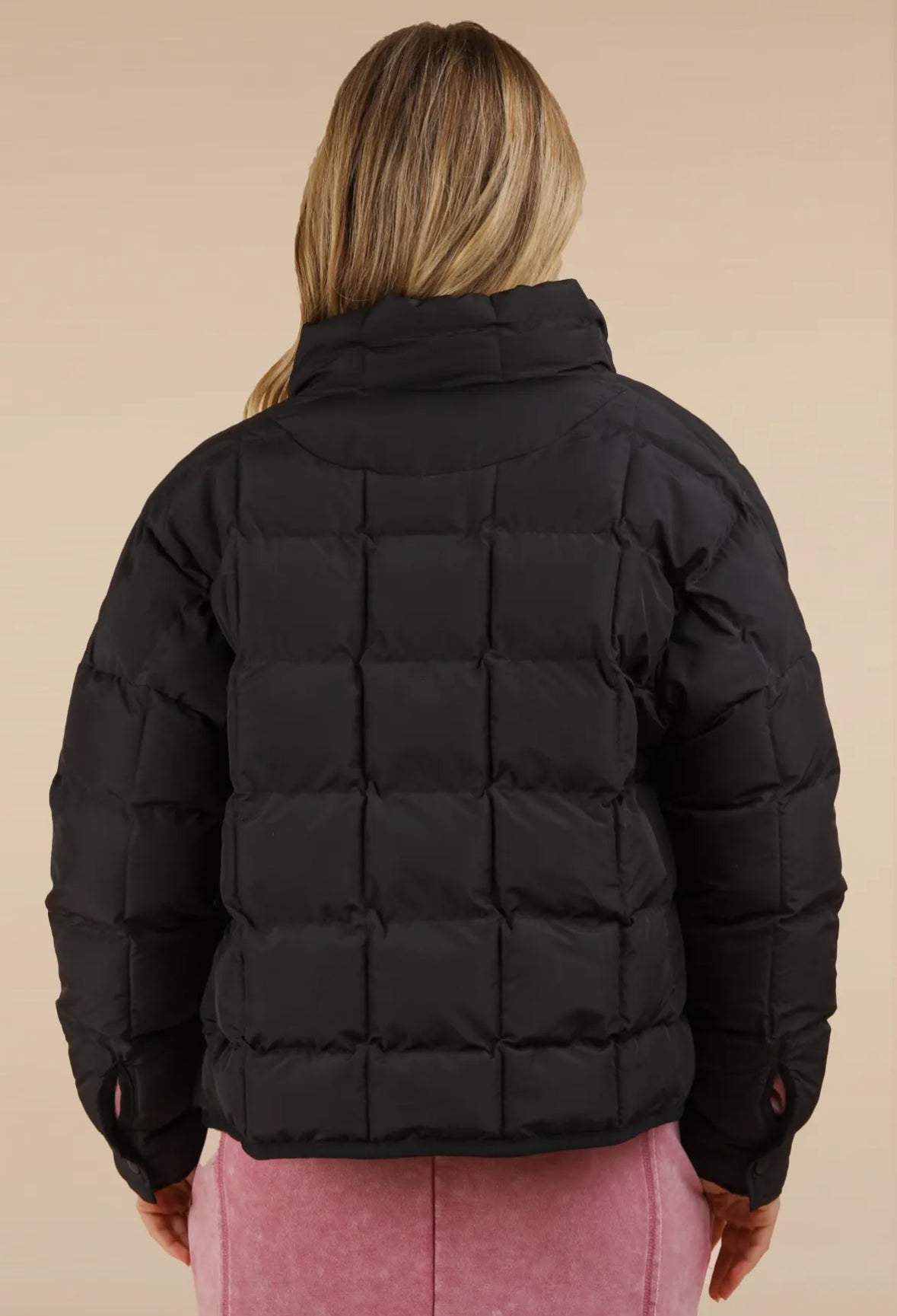 Solid Puffer Jacket