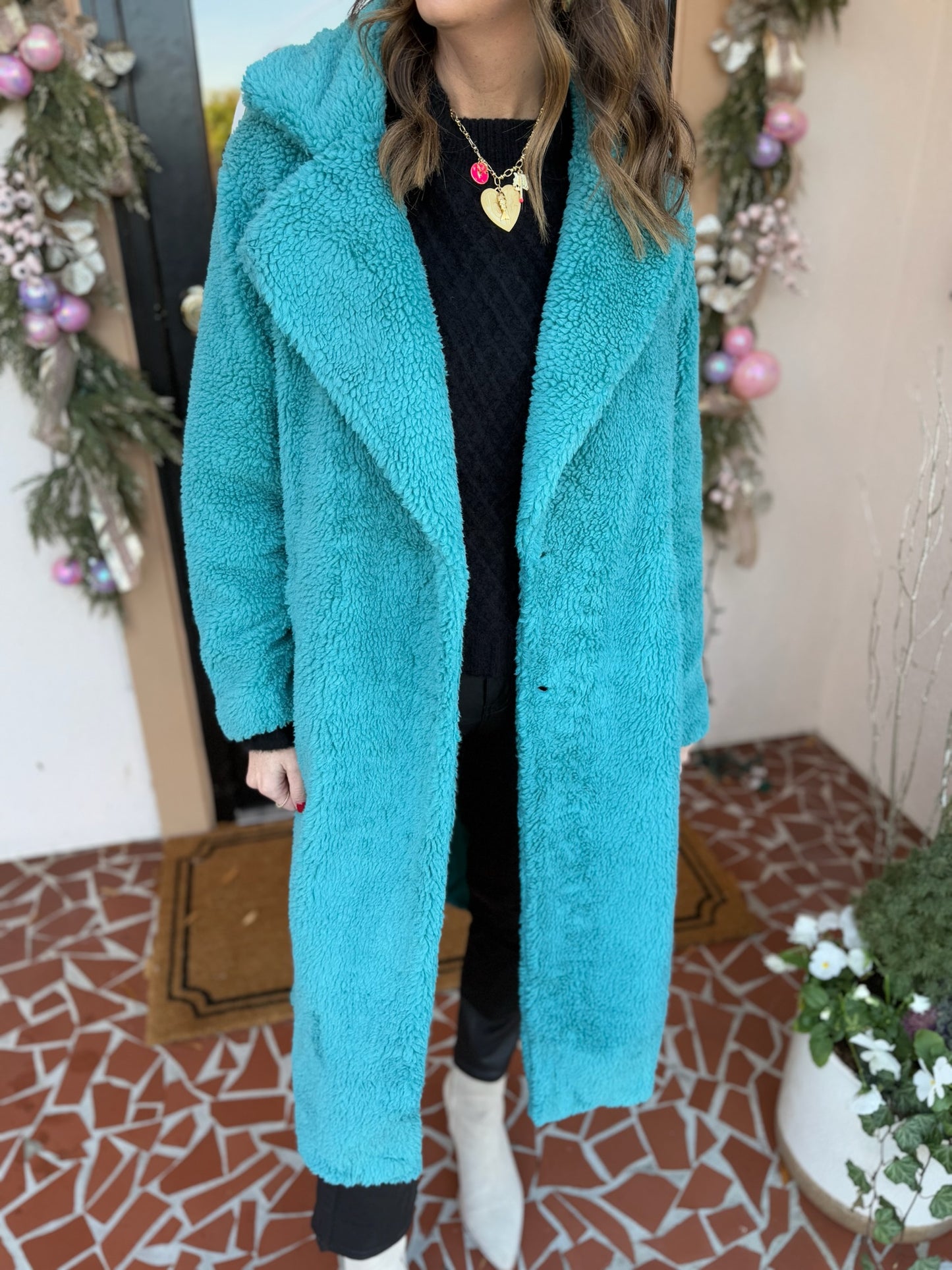 Longline Teddy Coat