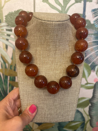 Tortoise Beaded Necklace