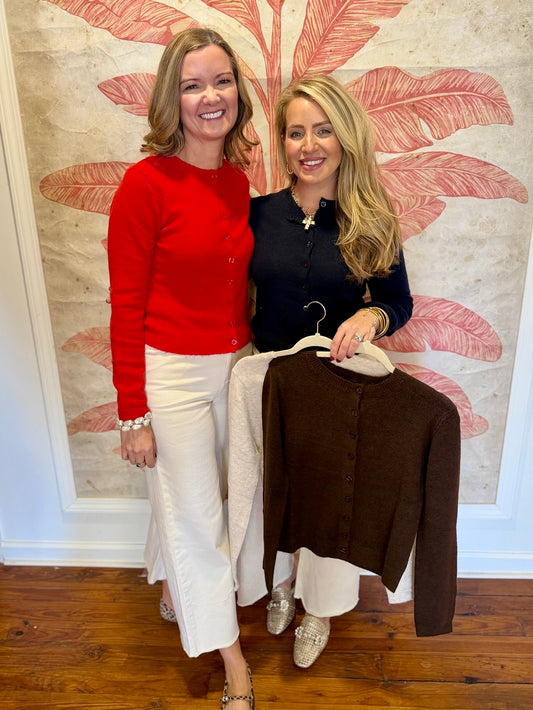 Round Neck Button Down Cardigan Sweater-Saturday Steal