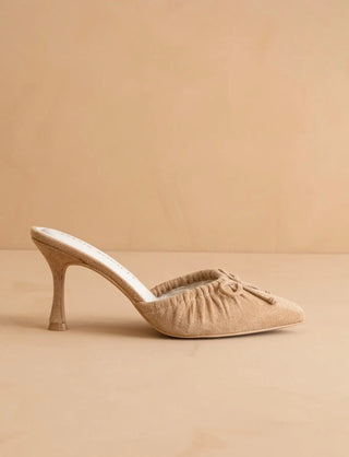 Maven Sand Suede Heel