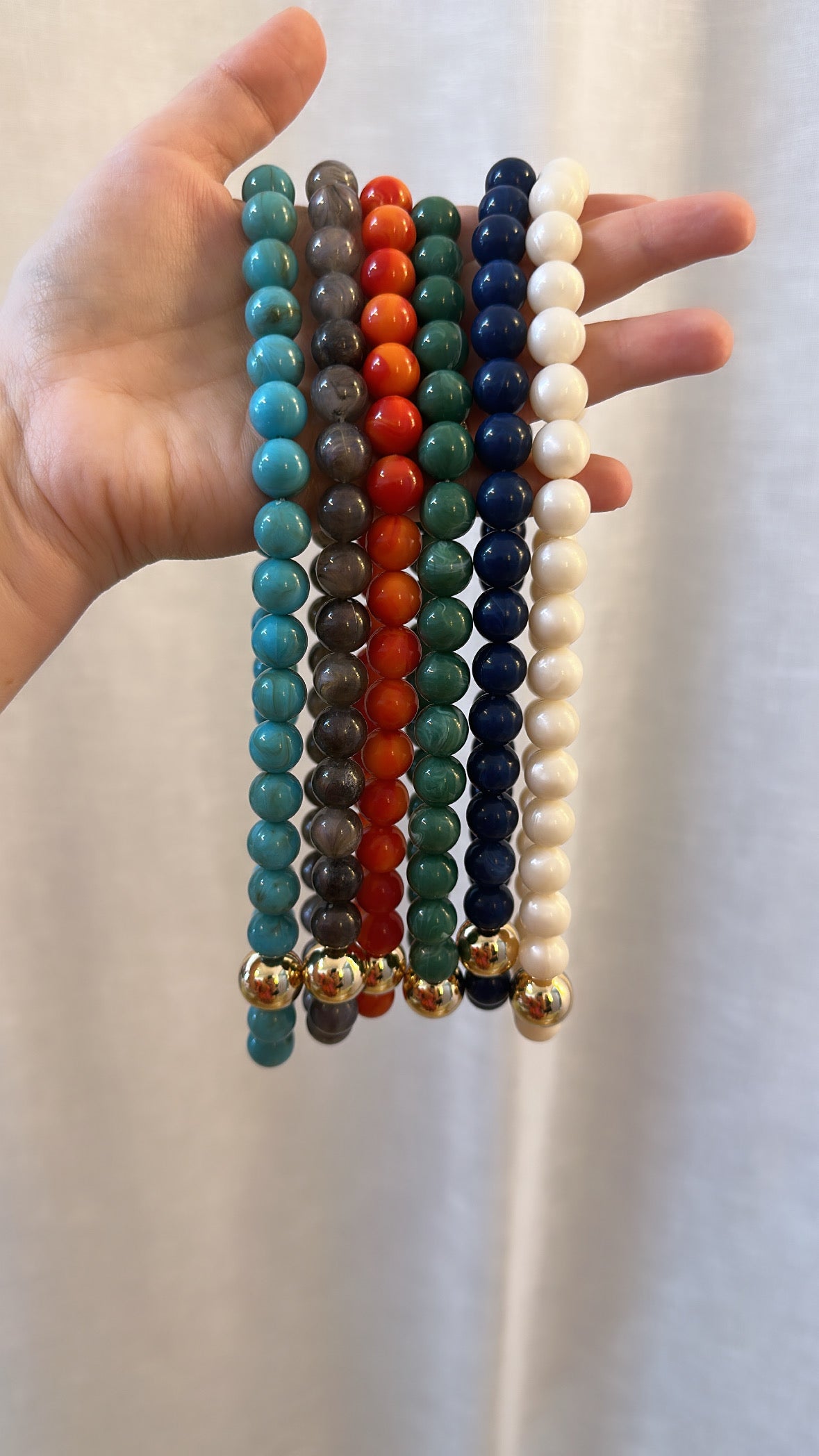 Color Bead Necklace