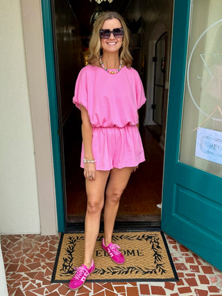 Pink French Terry Set