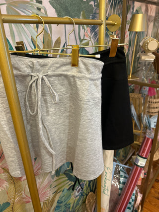 Scuba String Tie Front Skort-Saturday Steal