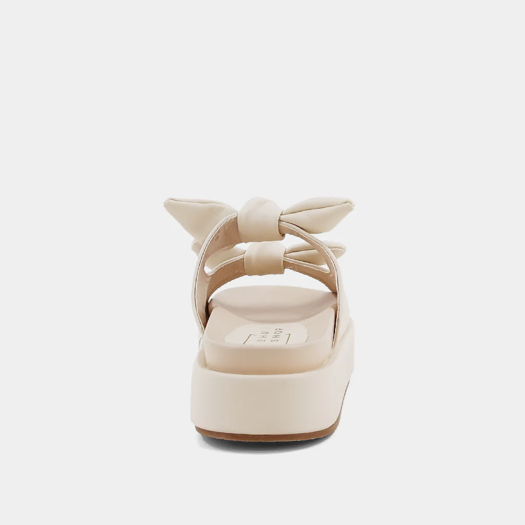 Cream Kiki Bow Sandal