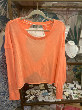 Burning Up My Time Layer Tee-Free People Movement