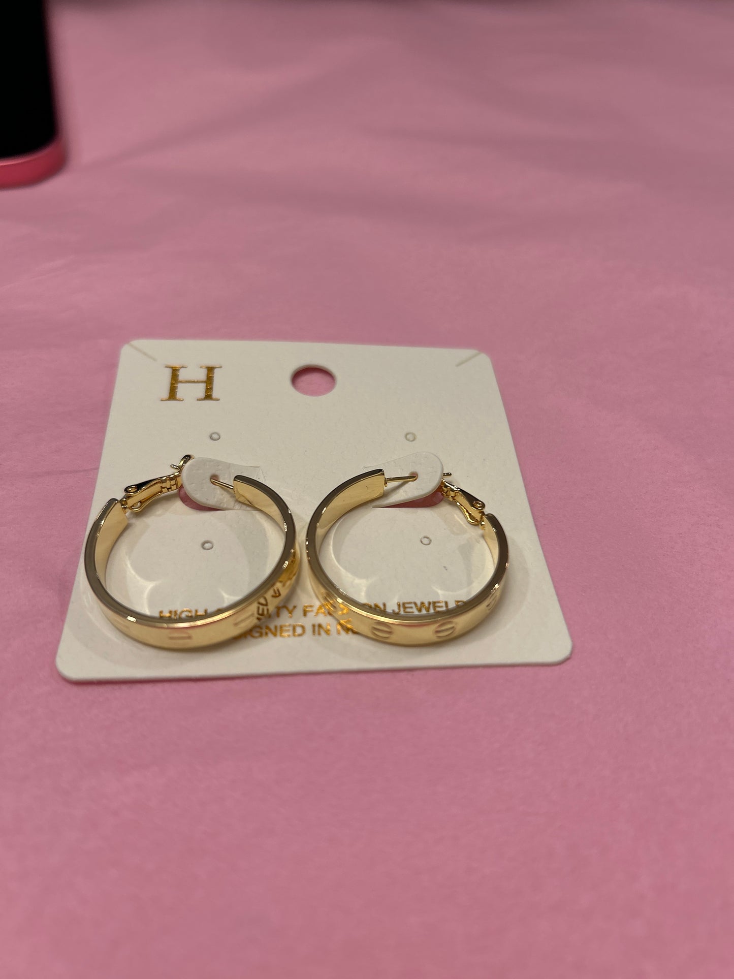 Zoey Gold Hoop Earrings